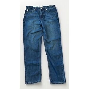 NWT Seven7 Womens 10 Blue Stretch Comfortable 90s Straight Jean MY10158